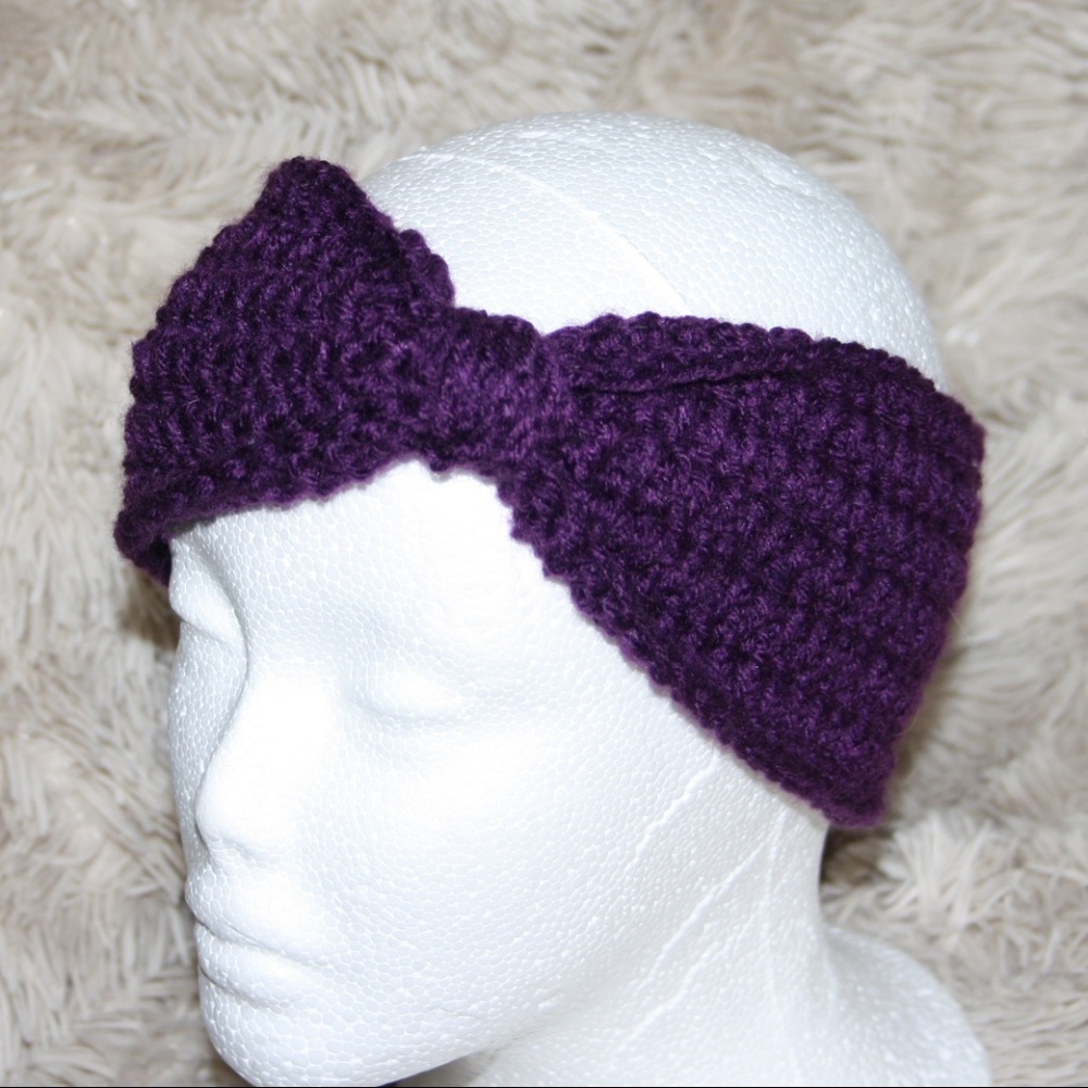 Grape Wine Knotted ear warmer headband NWOT - Picture 1 of 6